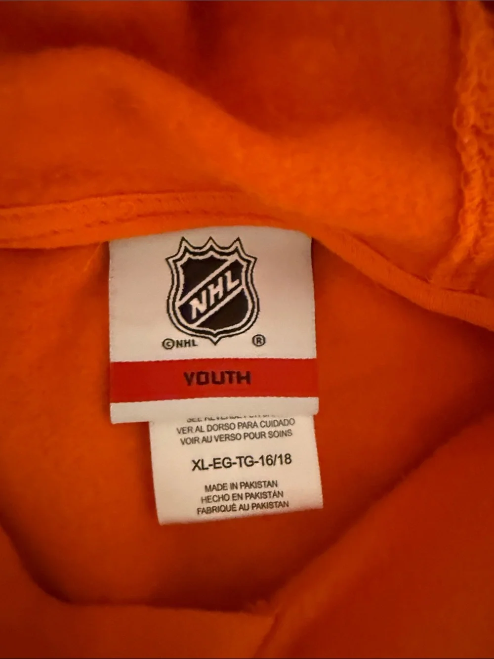 Philadelphia Flyers Orange Hoodie Sweatshirt